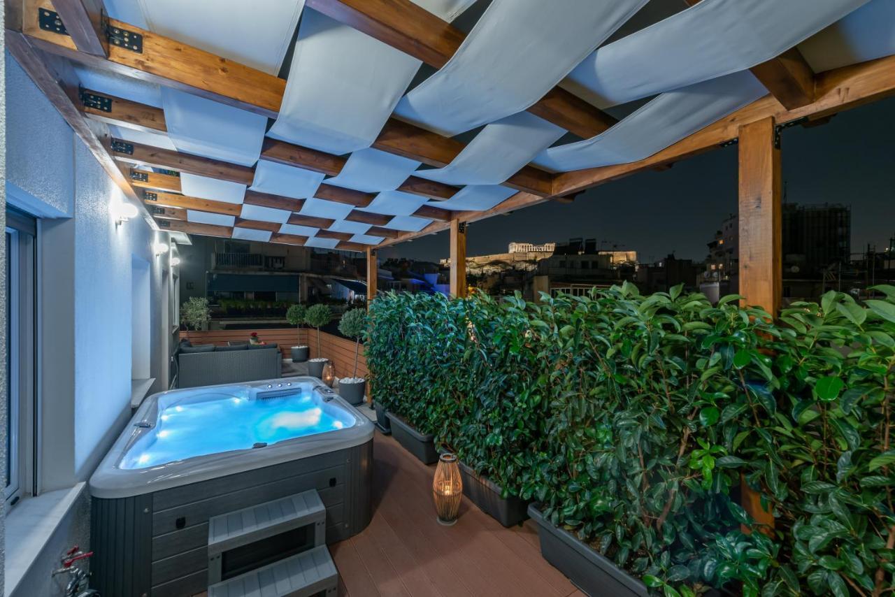شقة Acropolis Divine Penthouse أثينا المظهر الخارجي الصورة