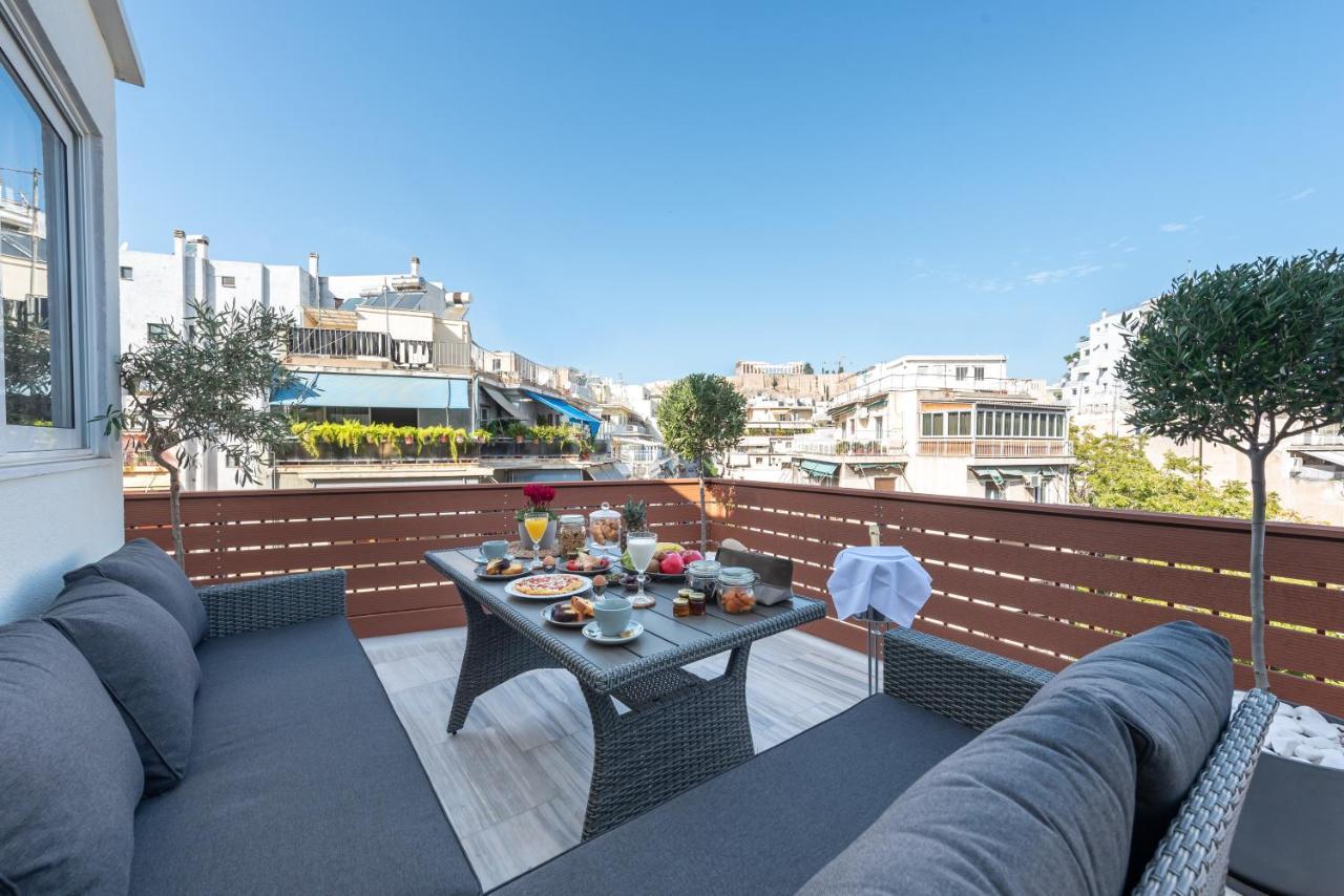 شقة Acropolis Divine Penthouse أثينا المظهر الخارجي الصورة