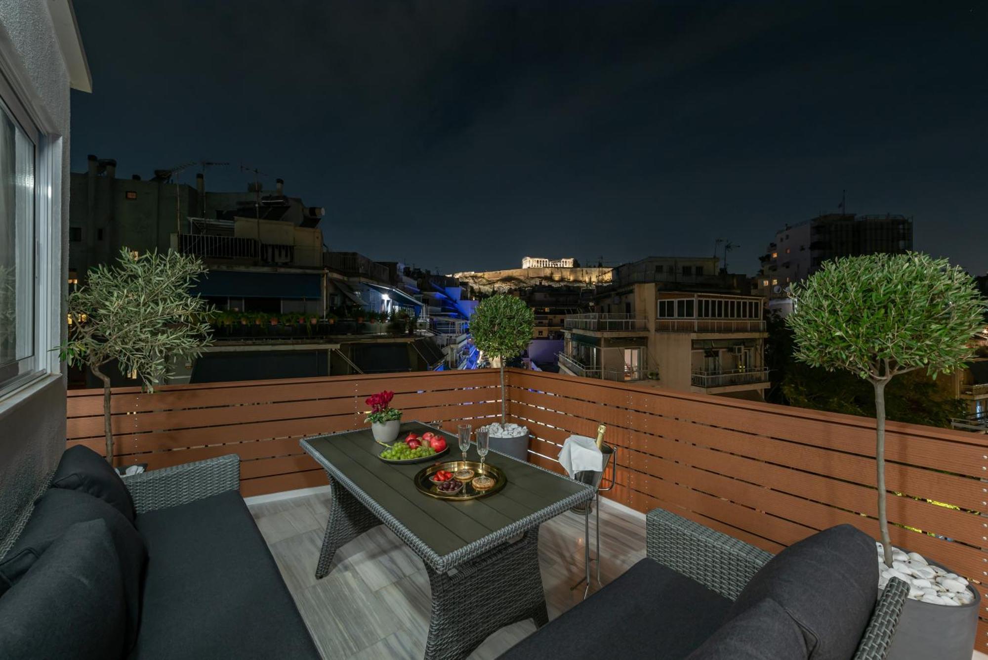شقة Acropolis Divine Penthouse أثينا المظهر الخارجي الصورة