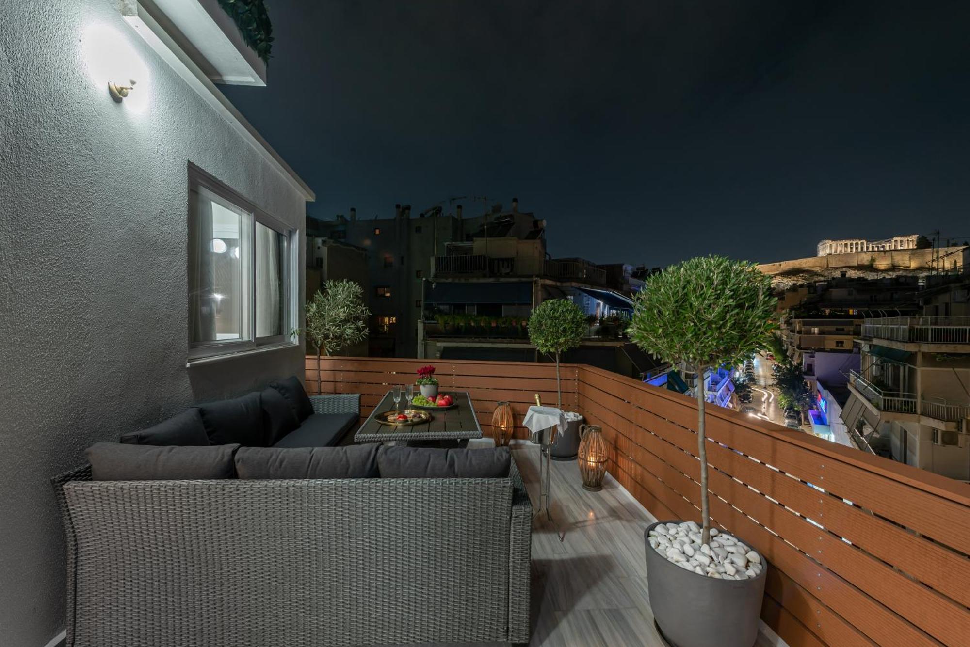 شقة Acropolis Divine Penthouse أثينا المظهر الخارجي الصورة